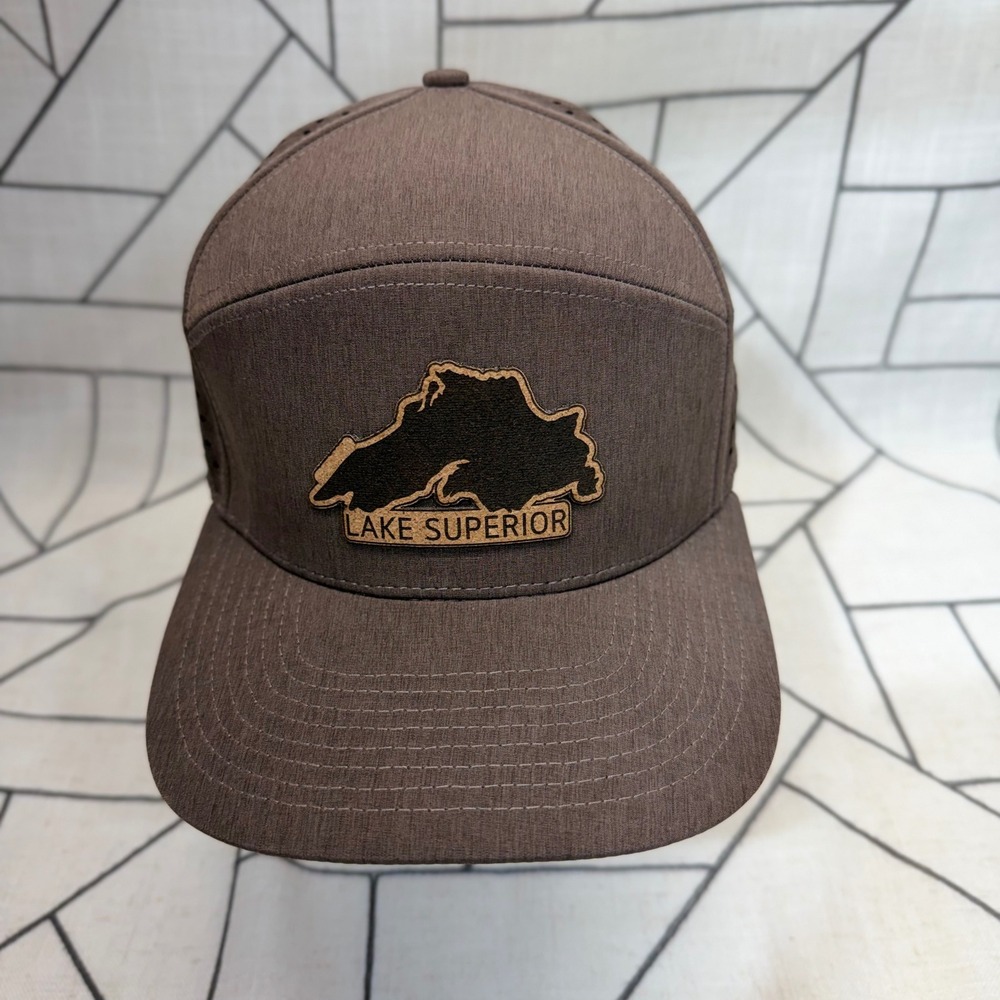 Kork-it Hat Co Snapback OS Brown Lake Superior Cork Patch Perforated Hat